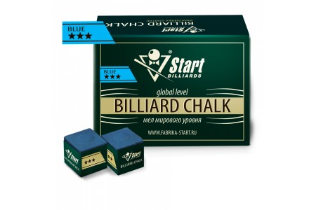 Мел Startbilliards 3 звезды синий (72шт)